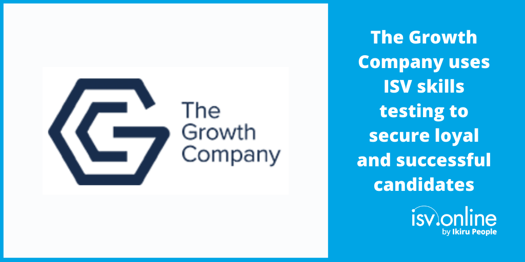 The Growth Company uses ISV skills testing to secure loyal and successful candidates