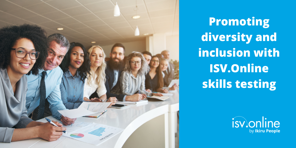 Promoting diversity and inclusion with ISV.Online skills testing